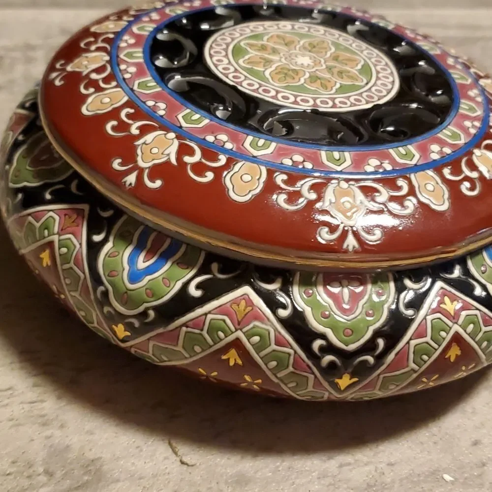 Unique Ceramic Round Potpourri Bowl